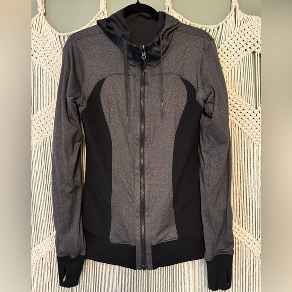 Lululemon Black Dance Studio Reversible Full Zip Hooded Jacket - Picture 9 of 11